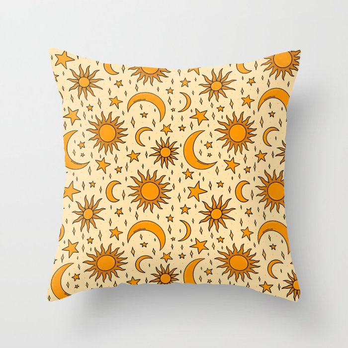 Star print pillow top