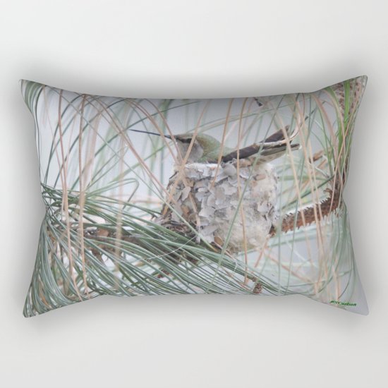 Pine Veil Nesting Rectangular Pillow