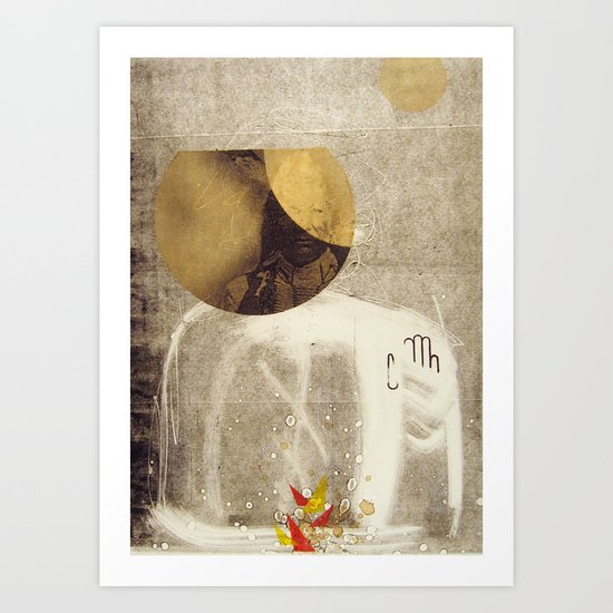 bcsm 005 (smoke signal) Art Print