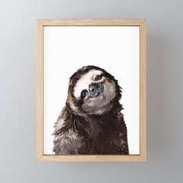 Sloth Framed Mini Art Print