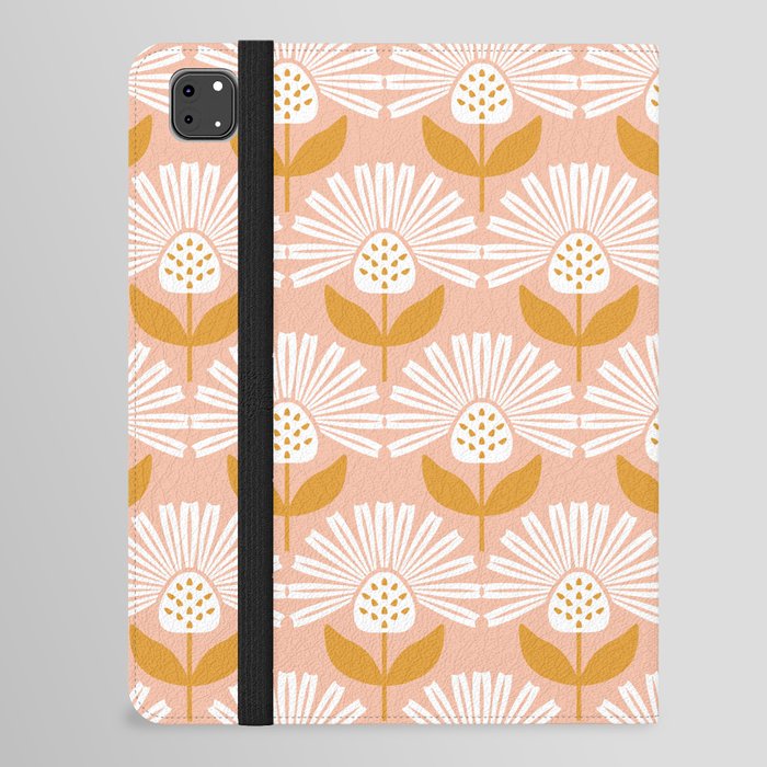 Sunny Retro Daisies iPad Folio Case