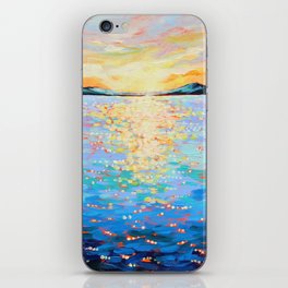 Sparkling Dawn Ocean Sunrise iPhone Skin