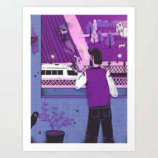 Balcony Art Print