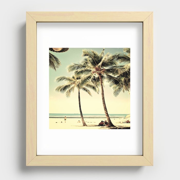 Society6 ケース Vintage Palm Tree with Hawaii Summer Sea Bea Retro Vintage Palm Tree with Hawaii Summer Sea Beach iPhone