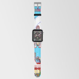 The Community Heartbeat Pulse of Woodhaven Apple Watch Band