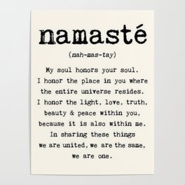 Namaste Poster