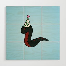 Leeches in Hats - Birthday Party Wood Wall Art