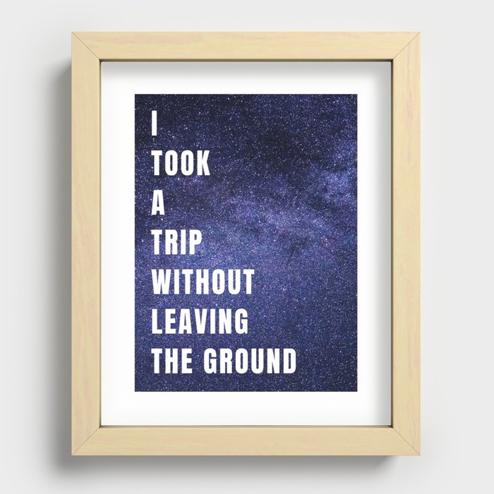Trip to the Stars  Recessed Framed Print