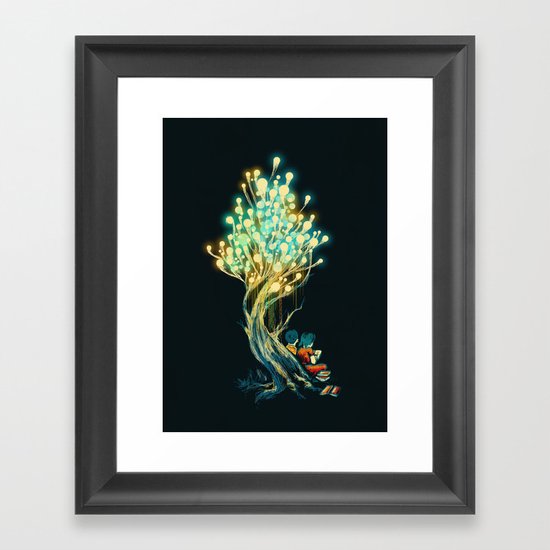ElectriciTree Framed Art Print
