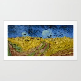 Van Gogh - Wheatfield with Crows Art Print