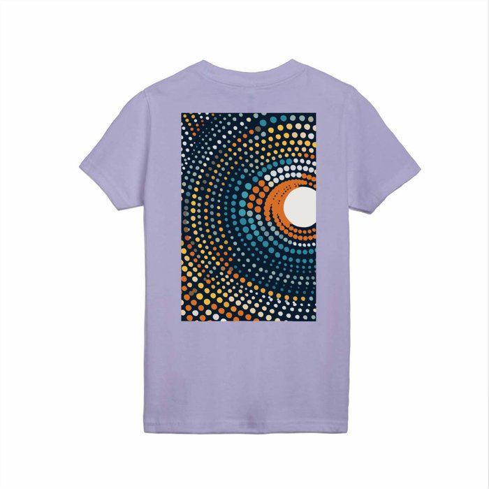 Dotted Contemporary Colors Minimal Pattern Kids T Shirt