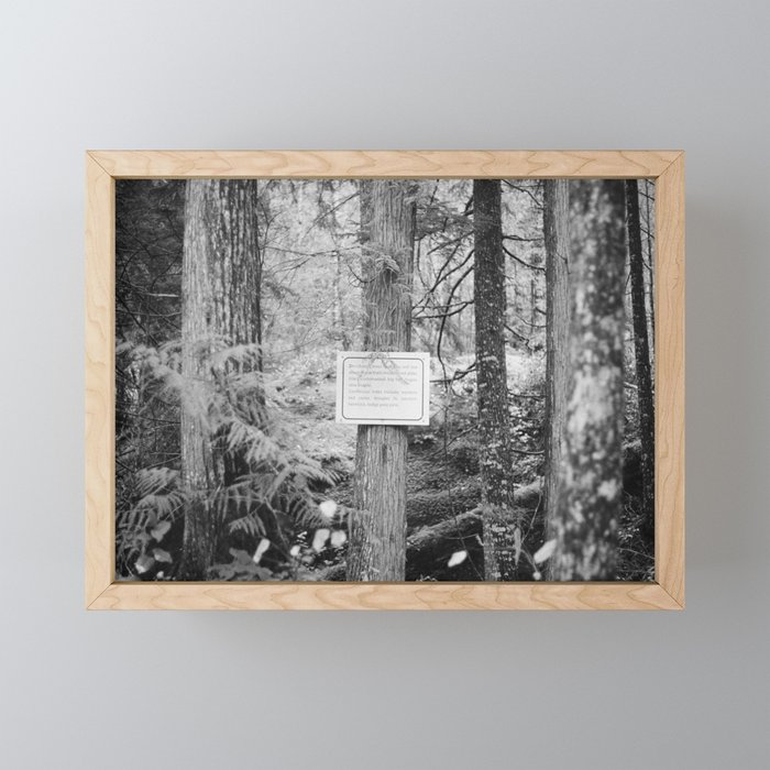 Into the Wild  Framed Mini Art Print