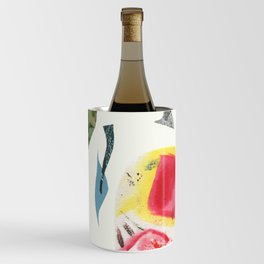 Abstract Leftovers Collage  Wine Chiller