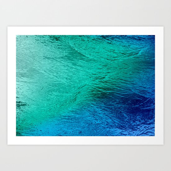 Ocean Sea Water Digital Art Art Print