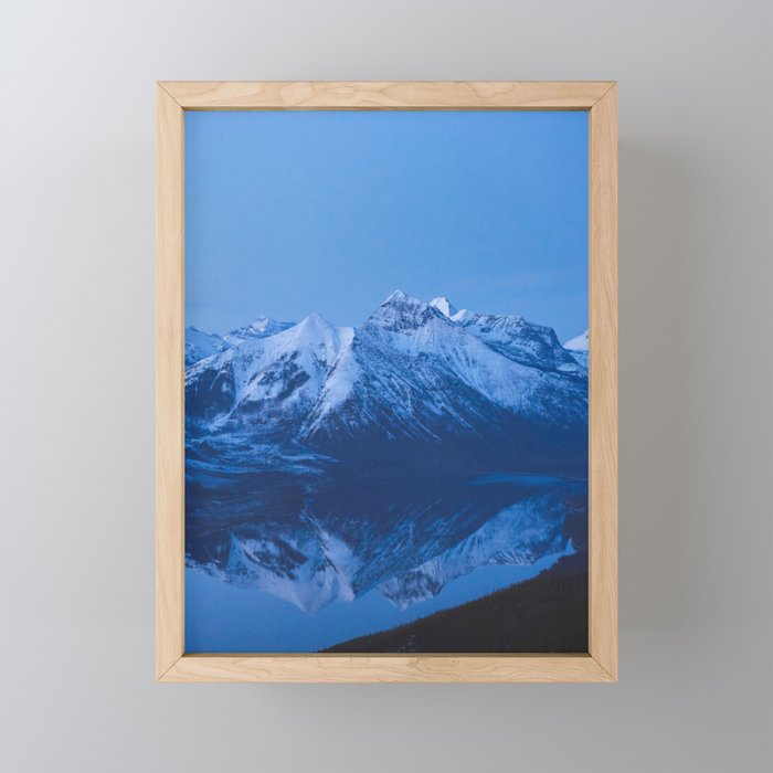 Winter Blues Framed Mini Art Print