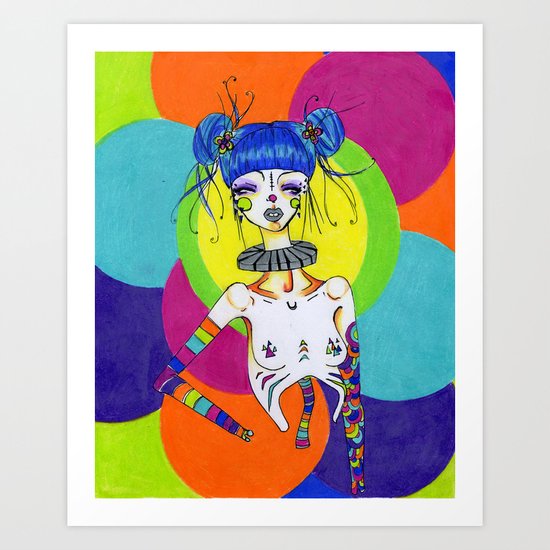 Clown Art Print
