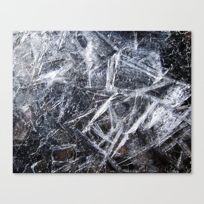 Ice Patterns Canvas Print