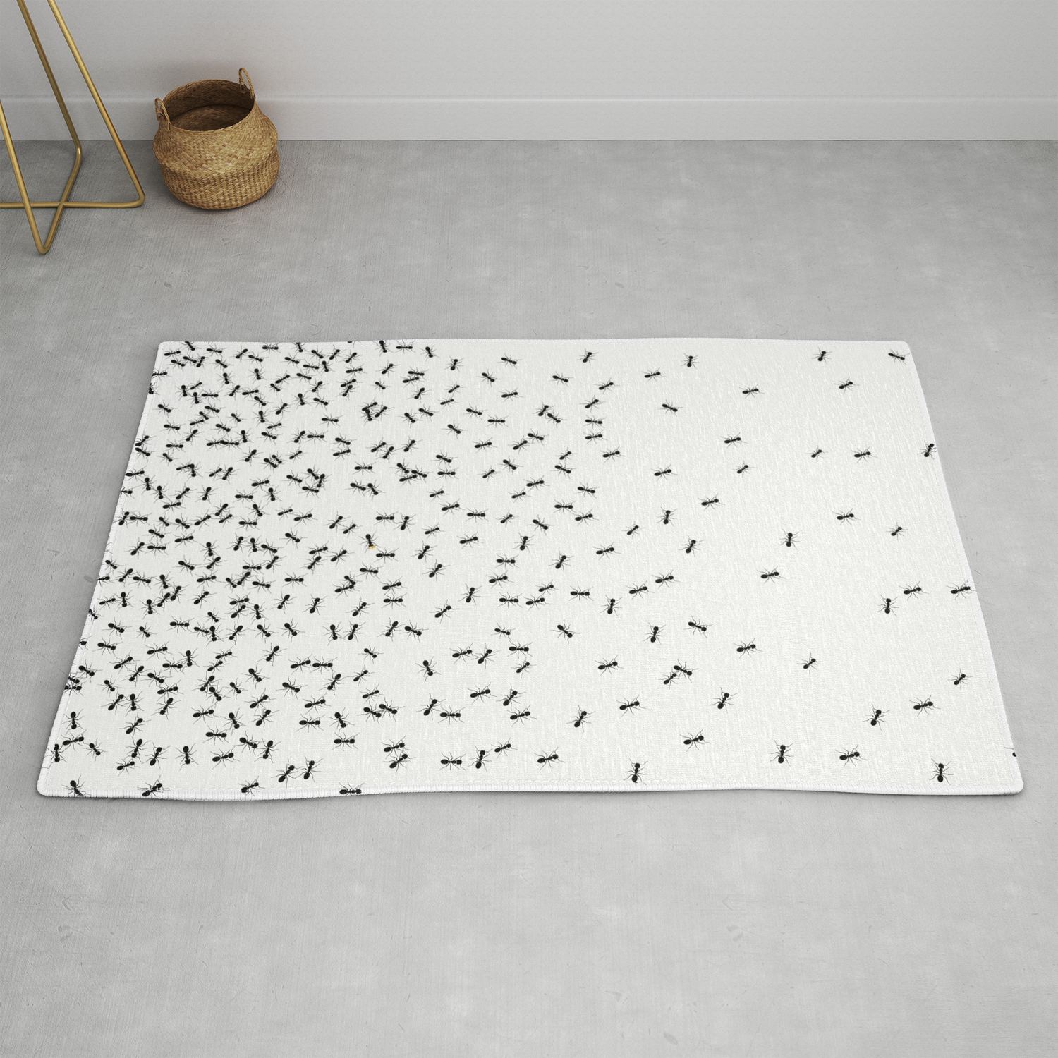 White Ants Small Rug Rug By Lazylittleluckygirl Society6