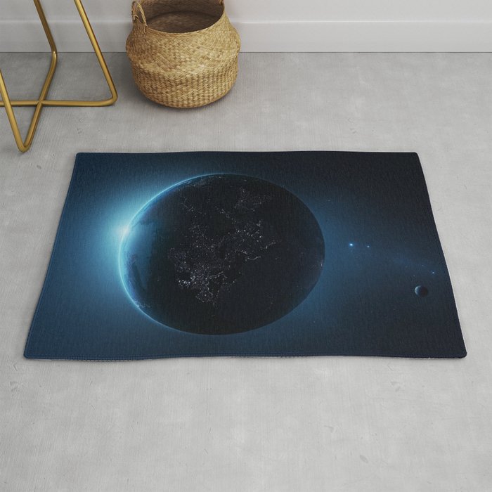 Earth from Space  Rug