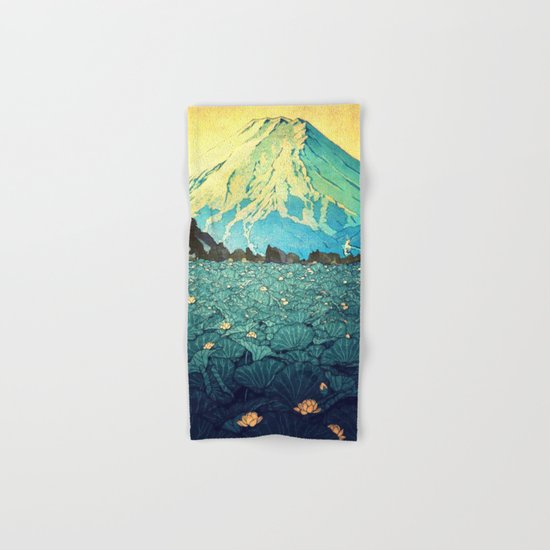 Waddling through Kennijo Lake Hand & Bath Towel
