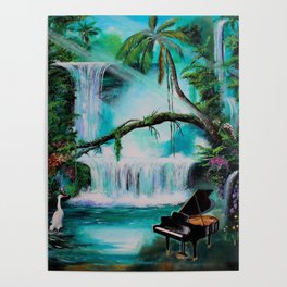 Tropical Bliss with Music Poster