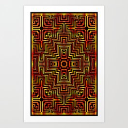 Lines of Sunshine Art Print