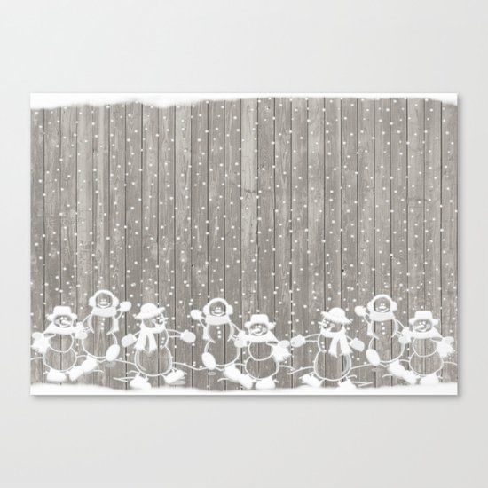 christmas card Canvas Print