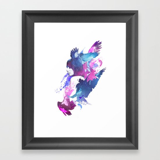 Bloody Fight Framed Art Print