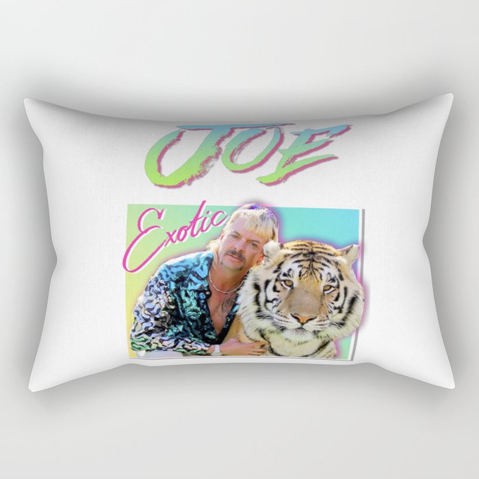 Tiger King Joe Exotic 80s style Rectangular Pillow
