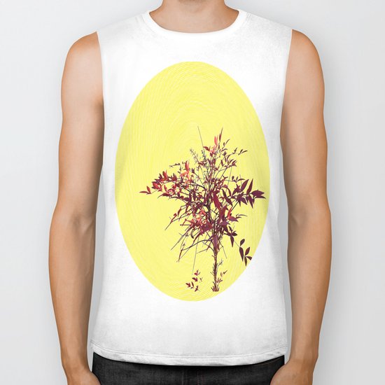 Spiral and Tree Biker Tank
