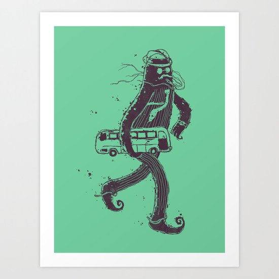 I Hate Taking The Bus To Work Art Print