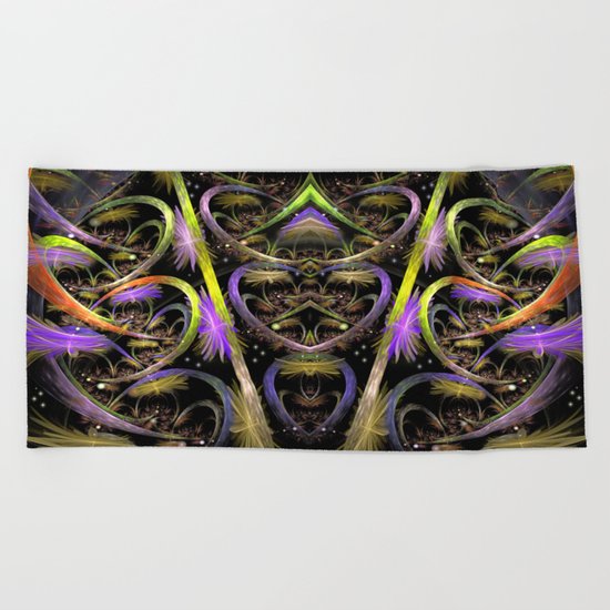 Chaos in Universe Beach Towel