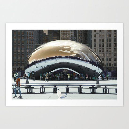 bean to cloud-gate recently? Art Print