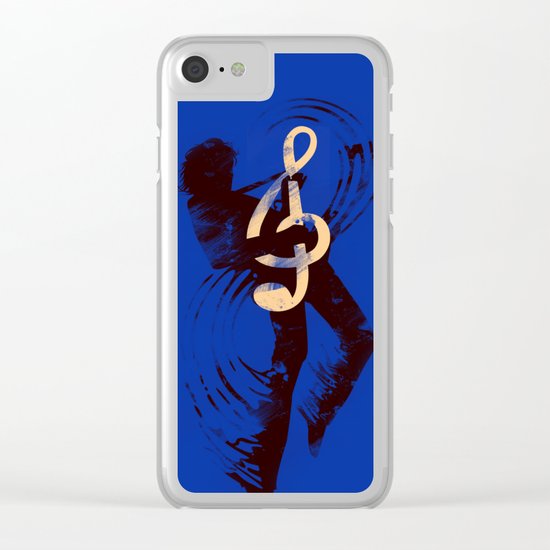 Solo (Blue) Clear iPhone Case