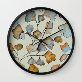 Maidenhair Fern Abstract pattern Wall Clock