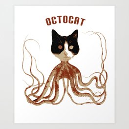 Octocat Art Print