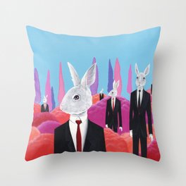 Easter Bunny Throw Pillow