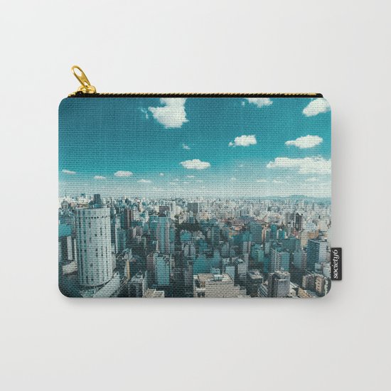 city blue 4 Carry-All Pouch