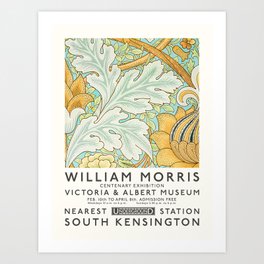 William Morris Art Exhibition Art Print