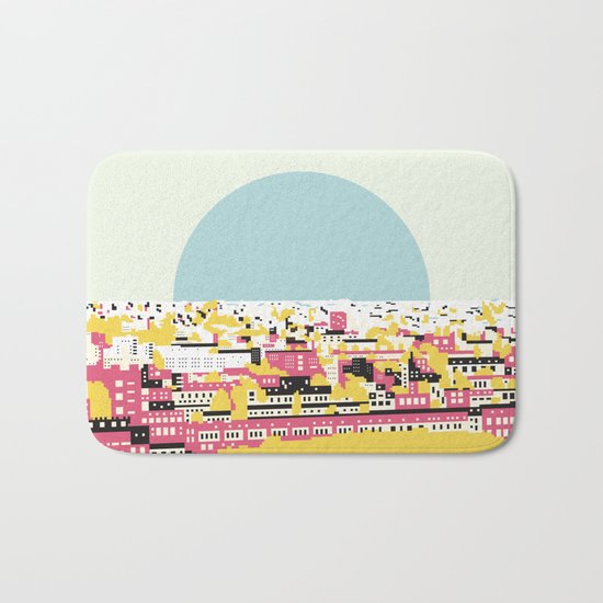 Rooftop view Bath Mat