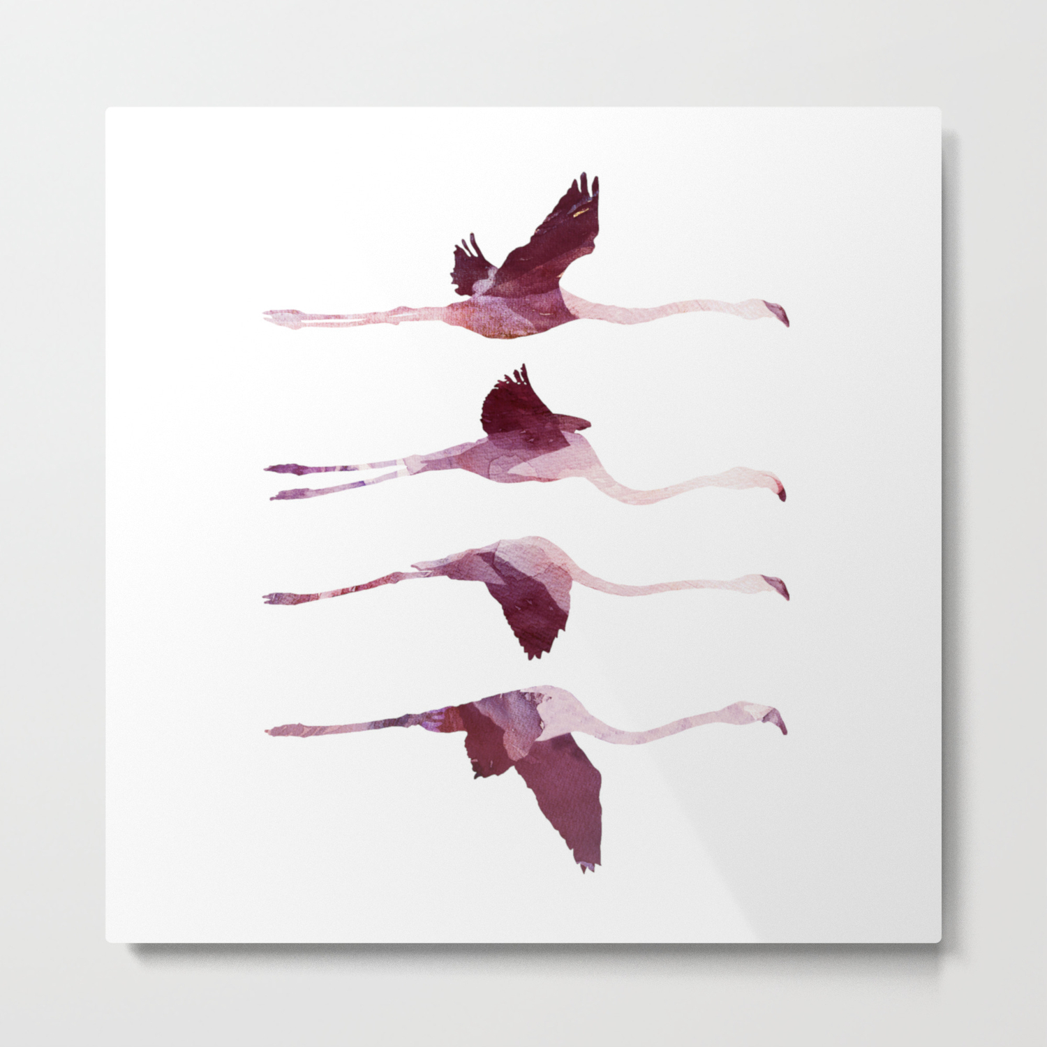 Flying Flamingos Metal Print By Rodrigomffonseca Society6