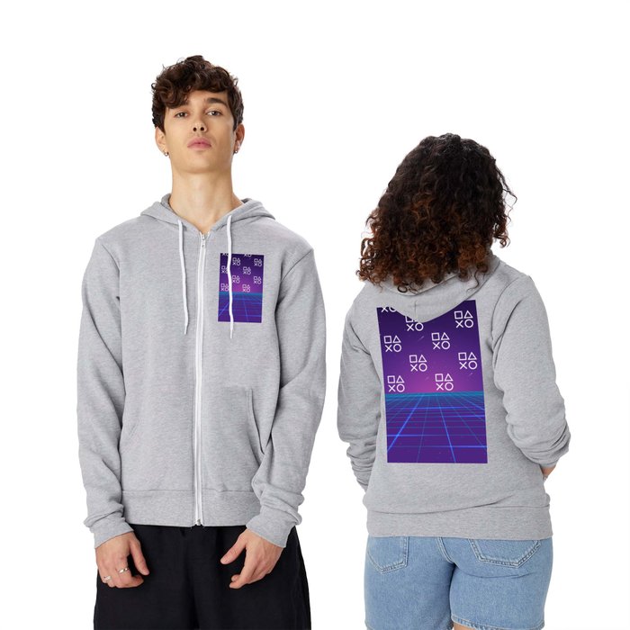 Vaporwave shop playstation hoodie
