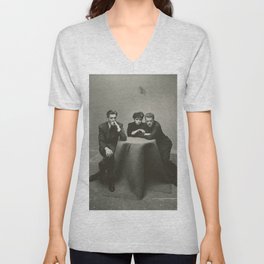 Irving Penn - Oliver Smith, Jane Bowles & Paul Bowles, New York (May 23, 1947, printed c. 1947) V Neck T Shirt