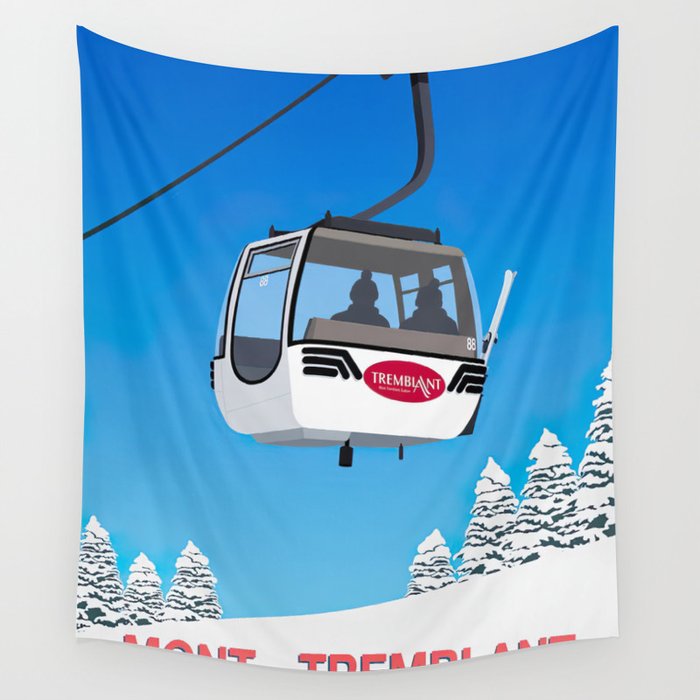 Mont - Tremblant Ski Wall Tapestry