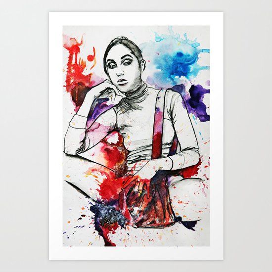 Gray Ana Art Print