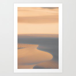 White Sands NP before Sunset Art Print