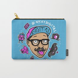 Nicky Digital Caricature by Michael Shantz Carry-All Pouch