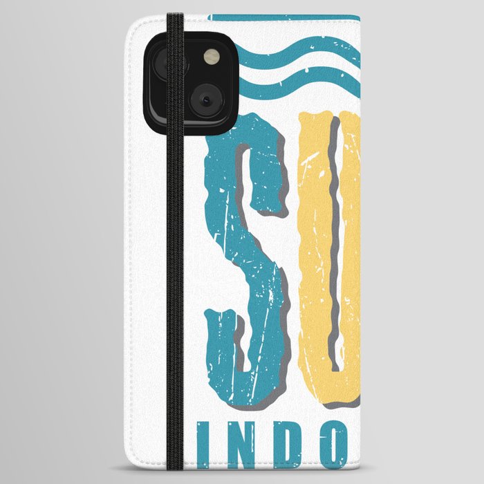 Surf in Indonesia iPhone Wallet Case