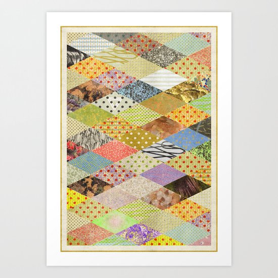 RHOMB SOUP / PATTERN SERIES 002 Art Print