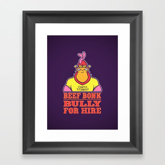Bully For Hire Framed Art Print